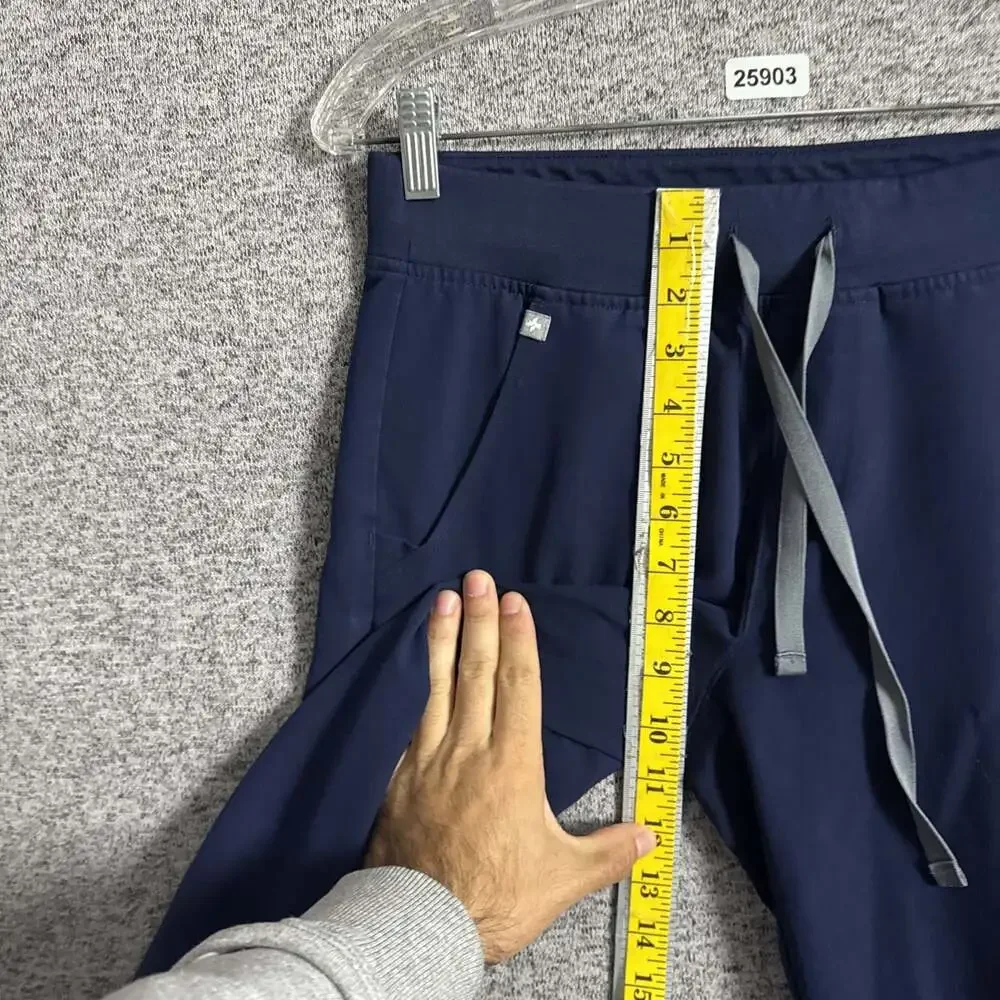 Figs Women’s Size Small Navy Blue Zamora Cargo Scrub Pant - Pockets Mid-Rise